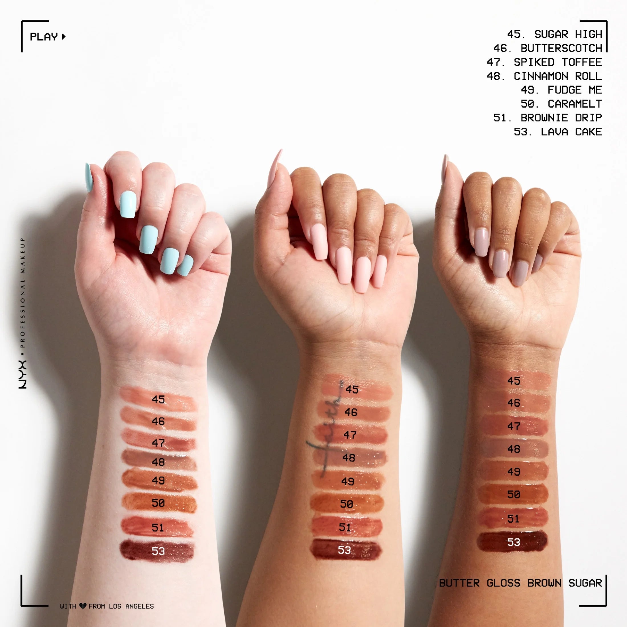 Butter Gloss, Non-Sticky Lip Glosses, Sugar Glass (Clear), 0.27 Oz