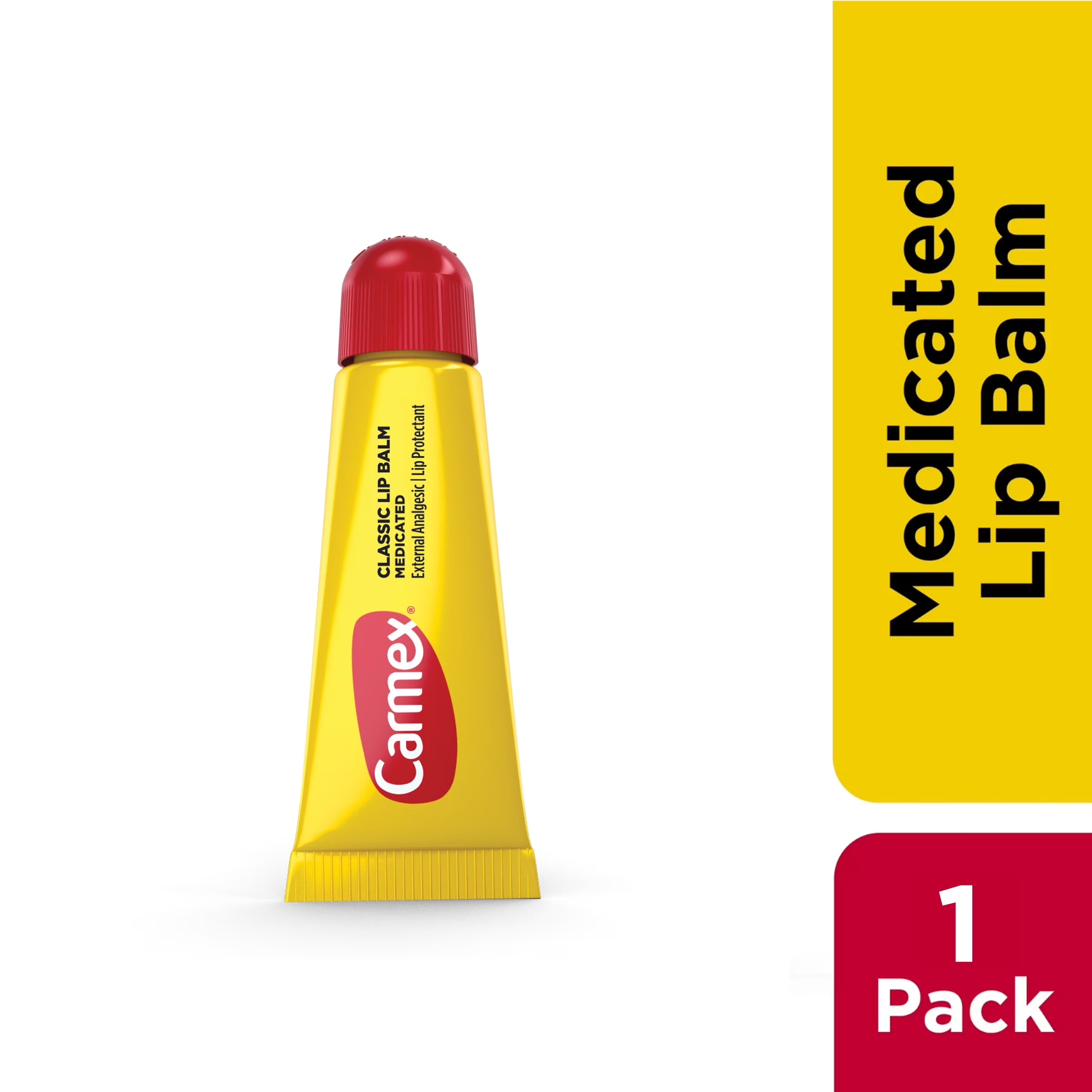 Classic Medicated Lip Balm - Moisturizing Lip Care, 1 Tube