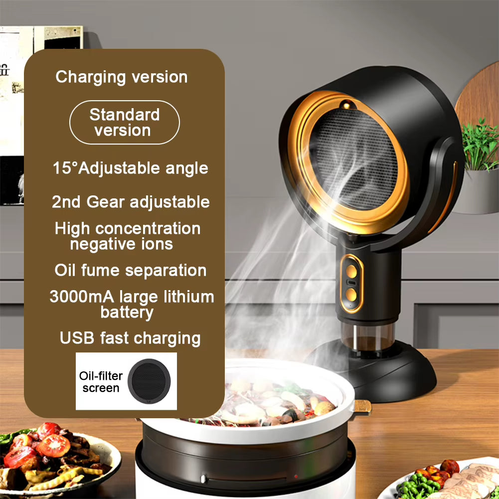 Desktop Range Hood Portable Range Hood Cooker Range Hood Kitchen Exhaust Fan Exhaust Filter Desktop Range Hood for Indoor BBQ