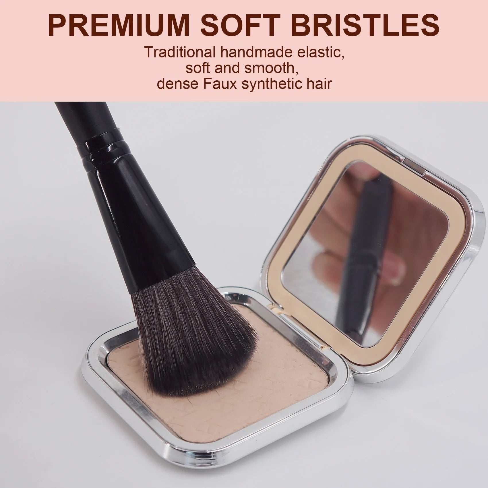 24 Pcs Professional Makeup Brush Set for Foundation, Blending, Powder, Blush, Concealer, and Eye Shadow, Christmas Gift Choice for Her