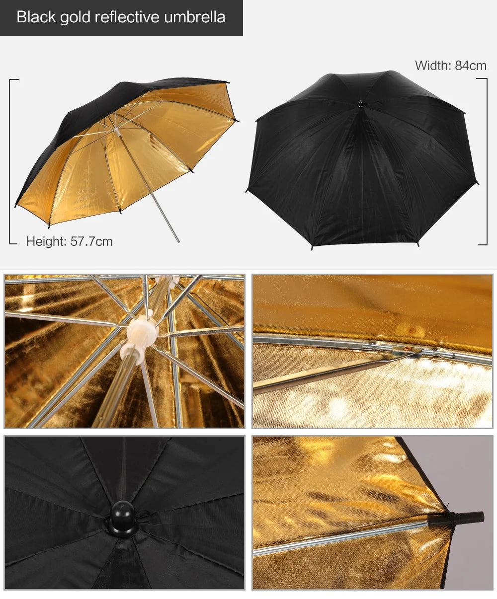 Photography Lighting Kit Umbrella Photo Background Photobooth Backdrops Softbox Light Stand Portable Soft BoxFor Photo Studio