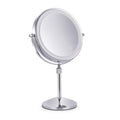 8 inch Bedroom or Bathroom table Lifting Makeup Mirror, 3X 5X 10X Magnifying Double Mirror with LED Light Rotate 360 degrees Mir