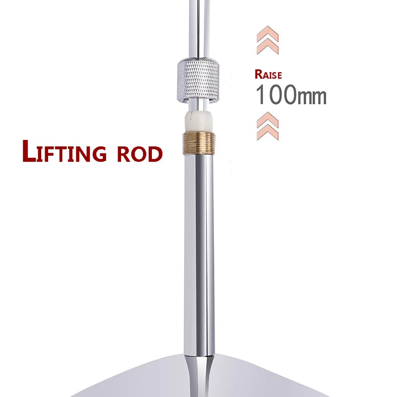 8 inch Bedroom or Bathroom table Lifting Makeup Mirror, 3X 5X 10X Magnifying Double Mirror with LED Light Rotate 360 degrees Mir