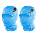 2 pieces of rose-patterned ski mask for men and women, Barakwa mask, outdoor sports mask