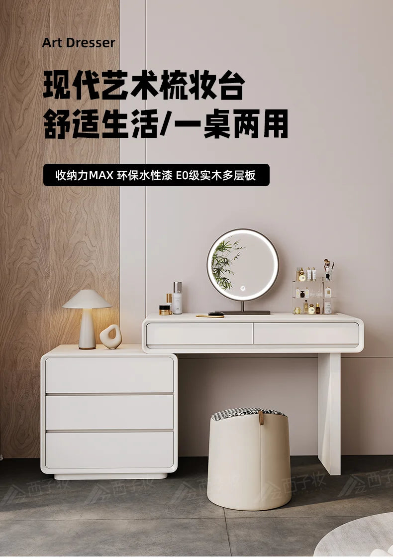 Modern Vanity Table Decoration BedroomLuxury Vanity Table Dresser Drawer Coiffeuse De Chambre Maquillage Bedroom Furniture