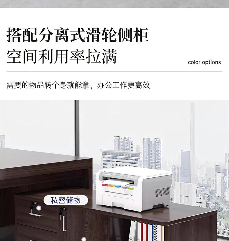 Cabinet Aesthetic Modern Desk Black Unique Gaming Computer Office Desk Design Writing Biurka Komputerowe Home Accessories