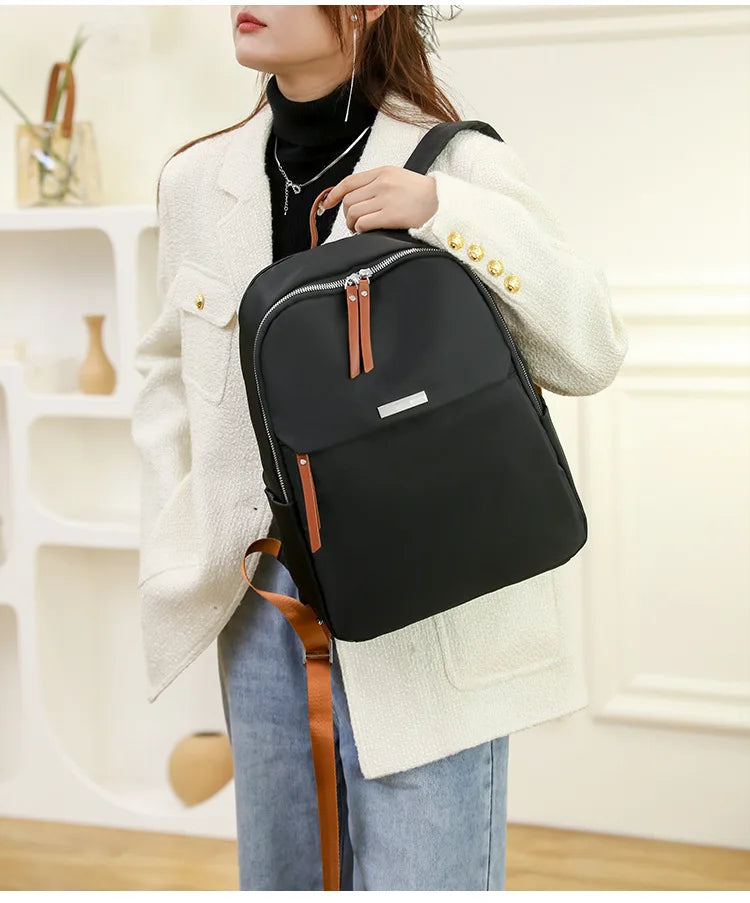 Men Backpacks Women Oxford Waterproof Rucksack Business Computer Bag Casual Travel Backpack Senior High School Student Schoolbag