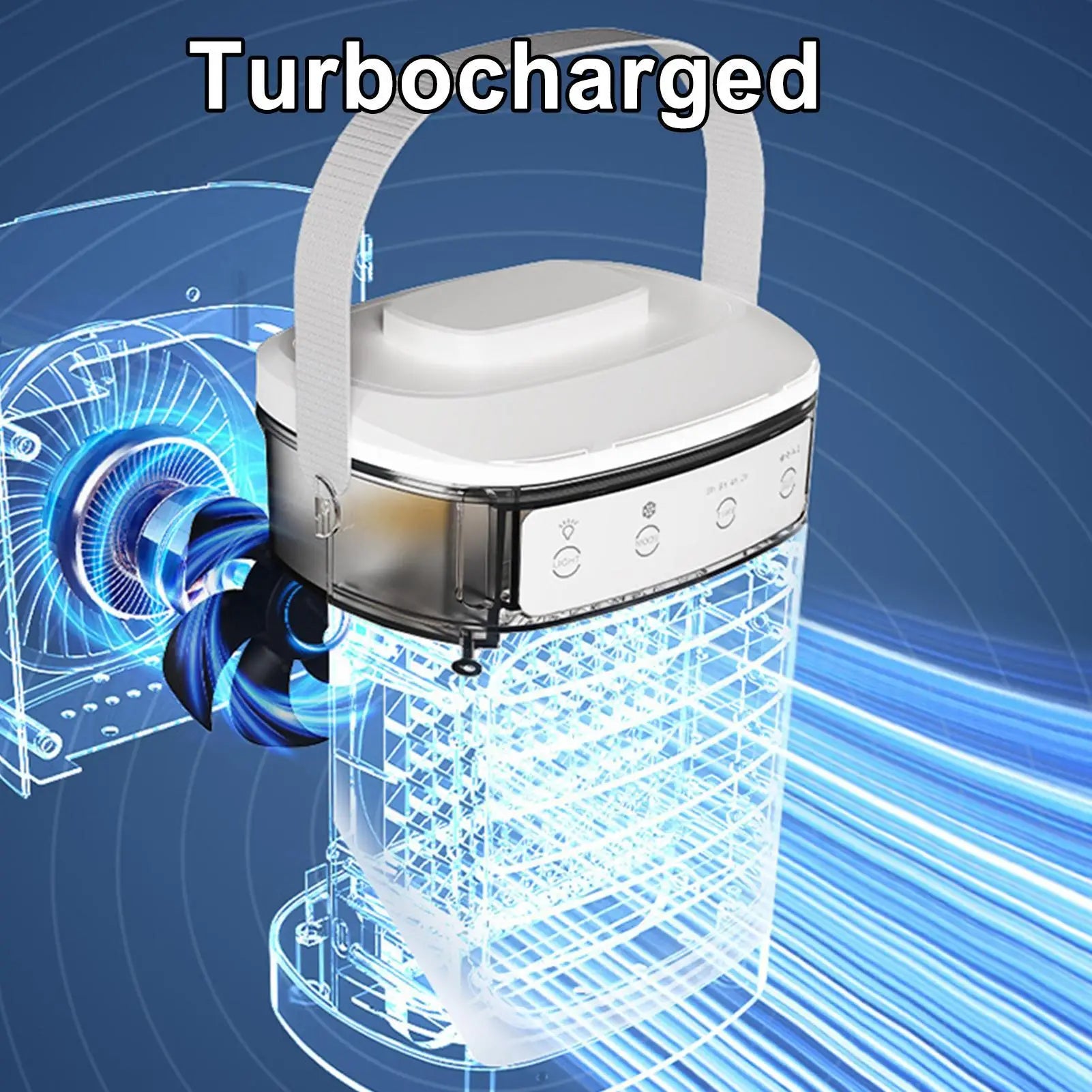 Cooler Fan For Room Cool Air Fan Personal AC Cooler Cool Gadgets Quiet With Timer Small Rechargeable Humidifier Evaporative