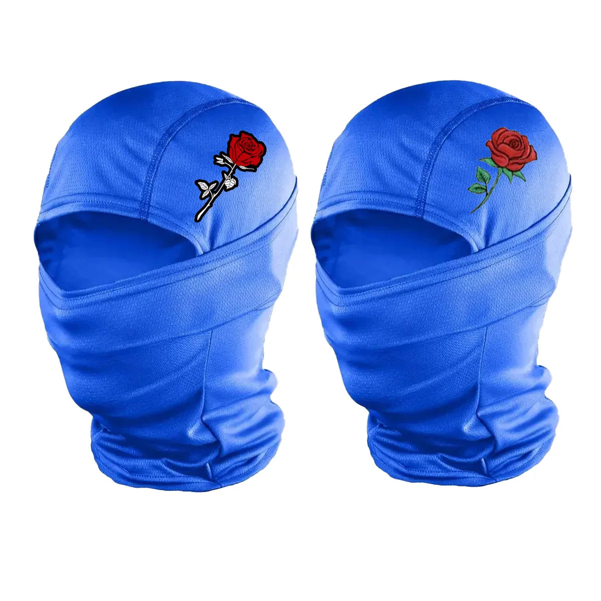 2 pieces of rose-patterned ski mask for men and women, Barakwa mask, outdoor sports mask