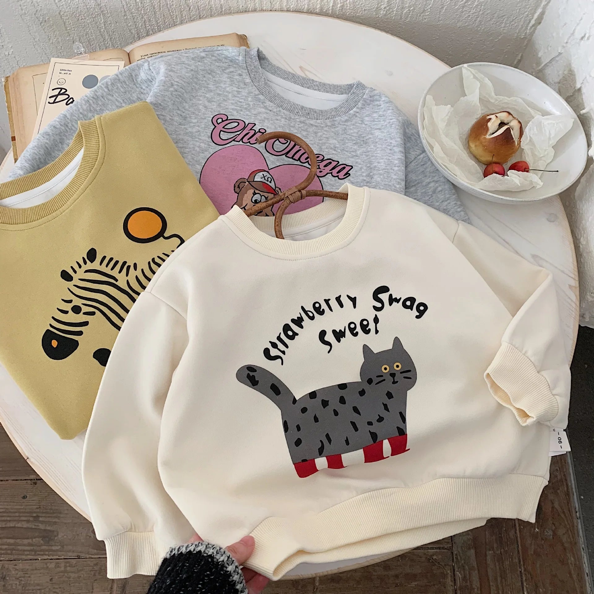 Children s Sweatshirt 2025 Autumn New Boys Cartoon Print Pullover Cute And Versatile Top