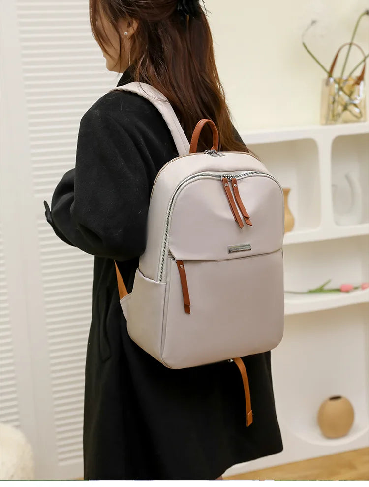 Men Backpacks Women Oxford Waterproof Rucksack Business Computer Bag Casual Travel Backpack Senior High School Student Schoolbag