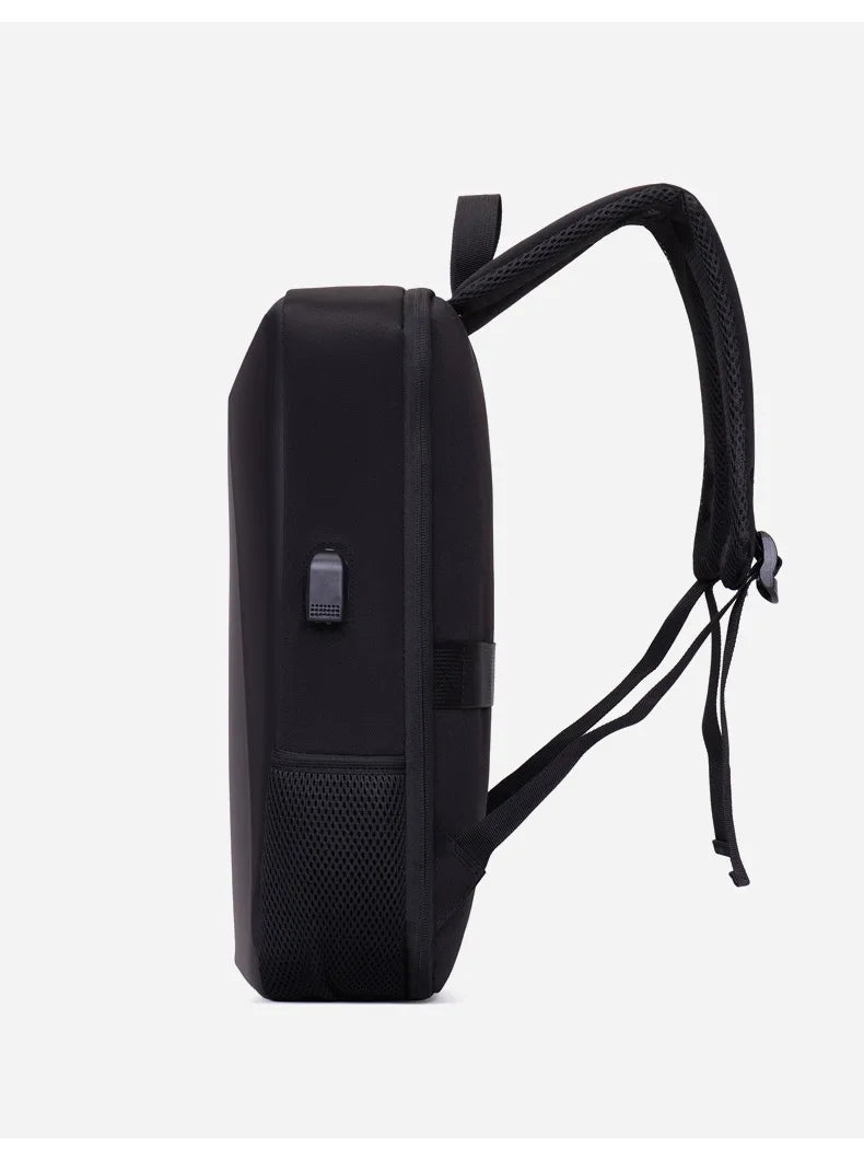 USB Hard Shell Computer Backpack Men's Fashionable Senior high school College Student Schoolbag Large Capacity Business Backpack