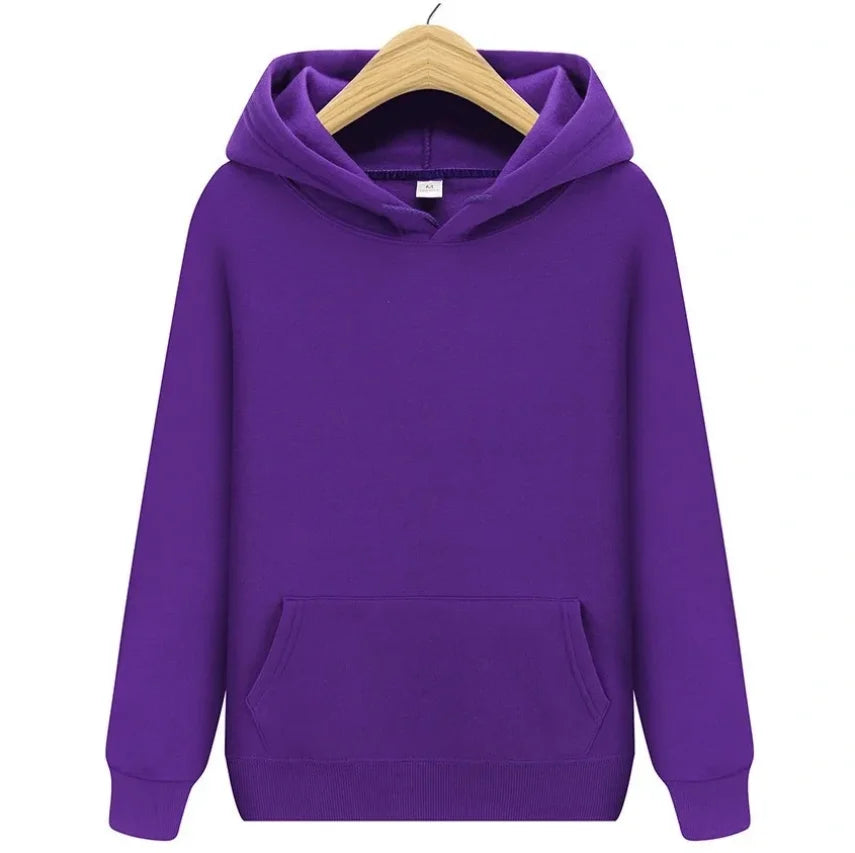 2025 new autumn hoodie fashion  color hooded loose sports sweater large comfortable casual couple pullover comfortable sweater