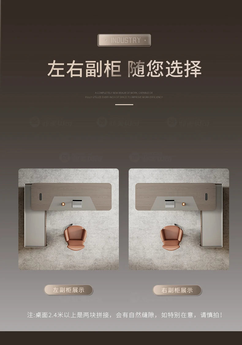 Contemporary Gaming Office Desk Luxury Modern Design Comfortable Workspace Organizer Escritorio Home Office Use Muebles Oficina