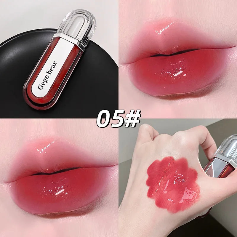 Hydrating Lip Gloss, Water Shine Moisturizing Formula, Glassy Lips Finish, Smooth Non Sticky Feel, Clear Gloss for Daily Makeup