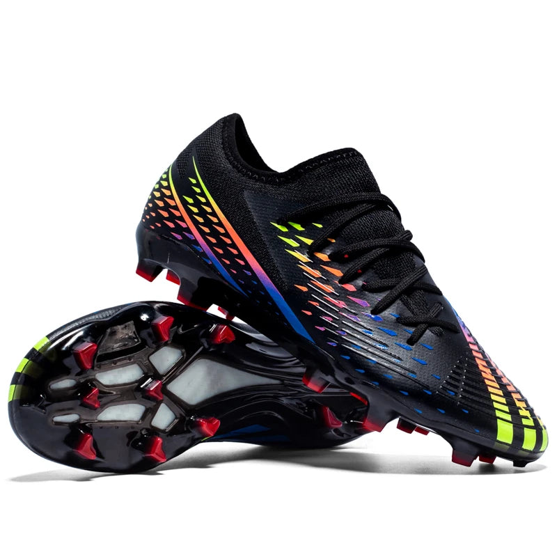 Soccer Shoes Men's Women TF/FG Football Boots Non-Slip Cleats Traning Grass Sneakers Teenagers Outdoor Breathable Sport Footwear