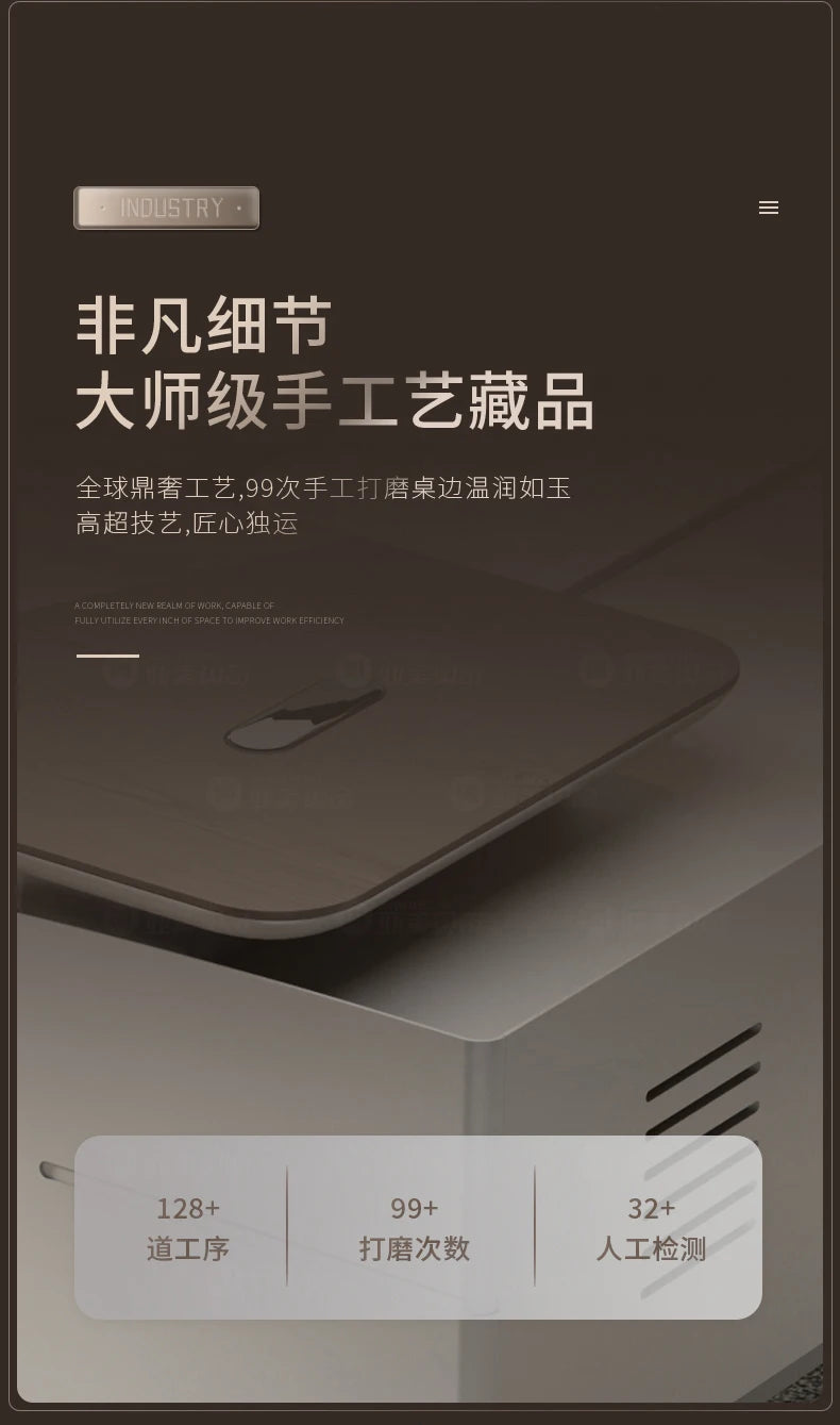 Contemporary Gaming Office Desk Luxury Modern Design Comfortable Workspace Organizer Escritorio Home Office Use Muebles Oficina