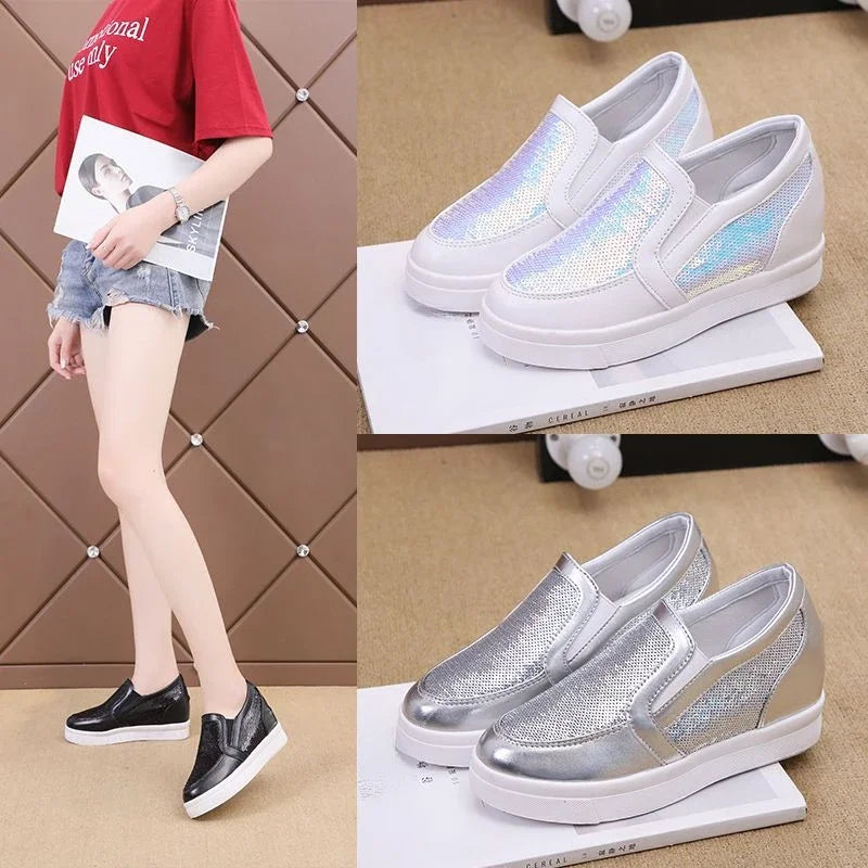 Spring Autumn Slip On Shoes for Women Y2k Fashion Trends 2025 Comfortable and Elegant Korean Original Offer New Woman Footwear