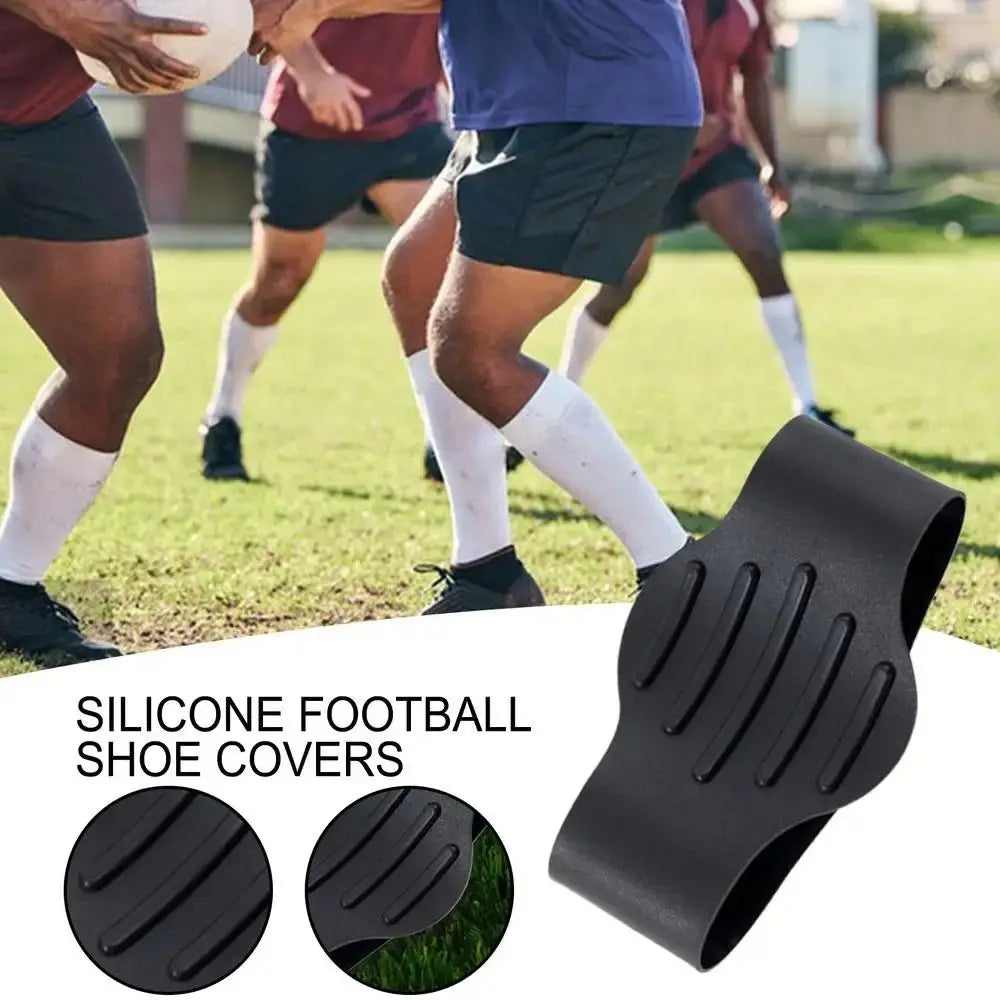 Silicone Soccer Lace Bands High Grip Design Football Training Cleat Lace Cover Elastic Anti-slip Shoelaces Covers