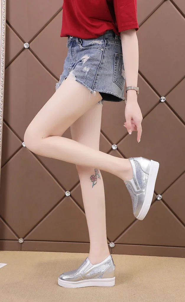 Spring Autumn Slip On Shoes for Women Y2k Fashion Trends 2025 Comfortable and Elegant Korean Original Offer New Woman Footwear