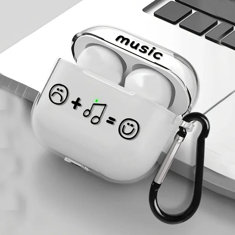 Music Player Protective Case for Wireless Headset for Airpods 1/2 Case Airpods3 Airpods Pro Generation Tpu Case Gift