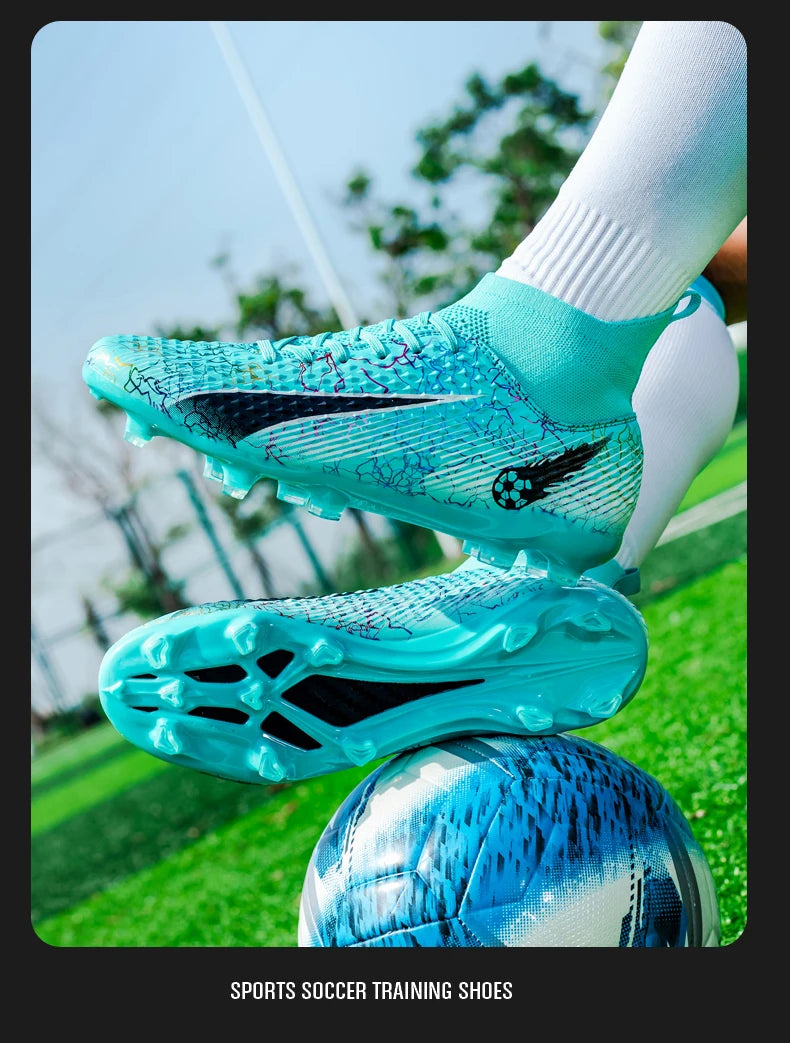 Men Soccer Shoes Kids Football Boots Women Professional Soccer Cleats Antiskid Chaussure TF/FG Outdoor Athletic Football Shoes
