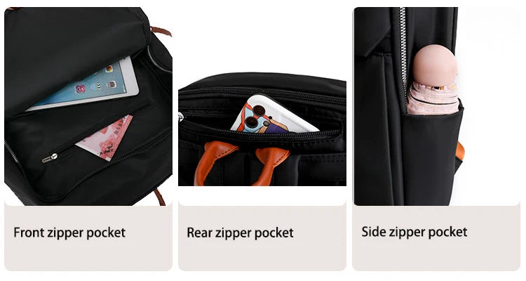 Men Backpacks Women Oxford Waterproof Rucksack Business Computer Bag Casual Travel Backpack Senior High School Student Schoolbag