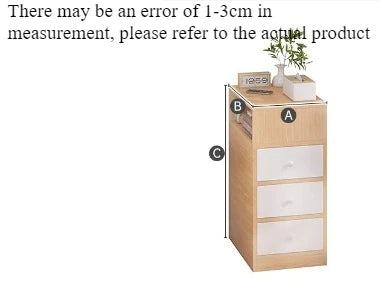 Bedside table Bedroom simple modern ultra-narrow simple crevice storage cabinetBedside table Household bedside shelf sidecabinet