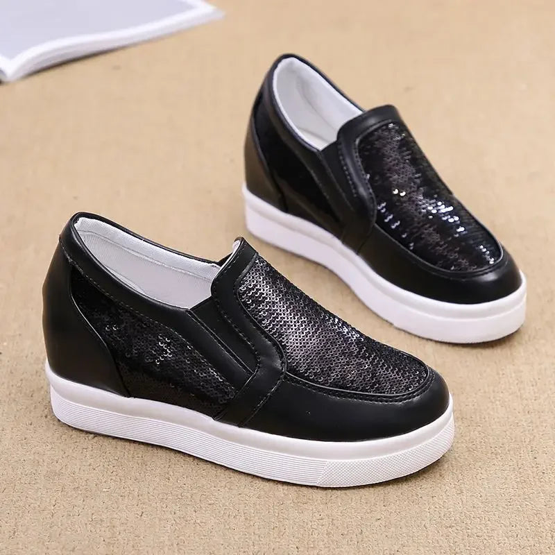 Spring Autumn Slip On Shoes for Women Y2k Fashion Trends 2025 Comfortable and Elegant Korean Original Offer New Woman Footwear