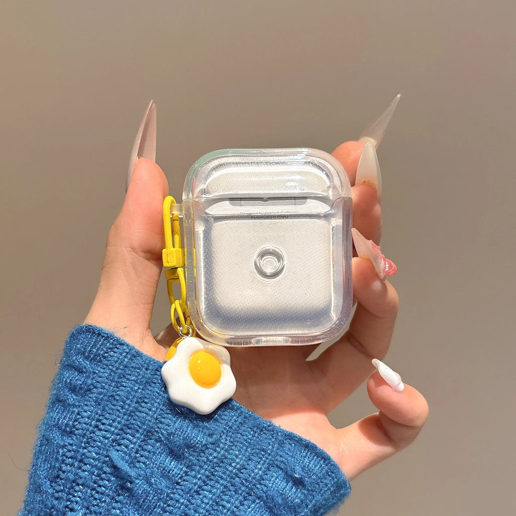 Earphone Case For Airpods Pro 2 3 1 4 Cover Ins Yellow Hot Pot Vegetables Protective Headphones Case For Airpods 4 Funda Cover