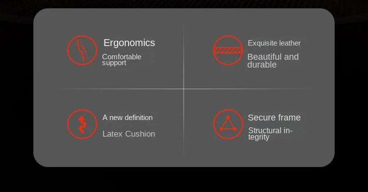 Gaming Chair For Video Game Or Office With Lumbar And Cervical Cushion Ergonomic Adjustable In Height And Reclining  Adjustable