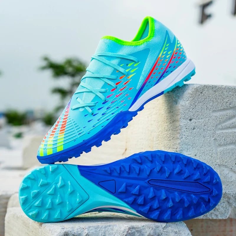 Soccer Shoes Men's Women TF/FG Football Boots Non-Slip Cleats Traning Grass Sneakers Teenagers Outdoor Breathable Sport Footwear