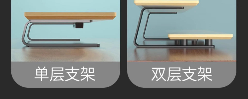 Solid Wood Gaming Desk Top with Monitor Riser Stand Charging Shelf & USB Hub Hidden Storage USB Dock for PC Gaming Setup