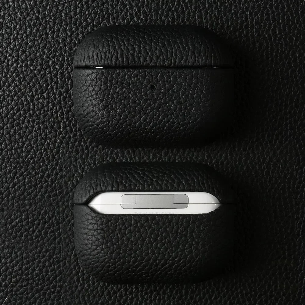 Genuine Leather Case For Airpods Pro 2 Cases Airpods 2 3 Bag Luxury Handmade Wireless Bluetooth Earphone Box Protective shell