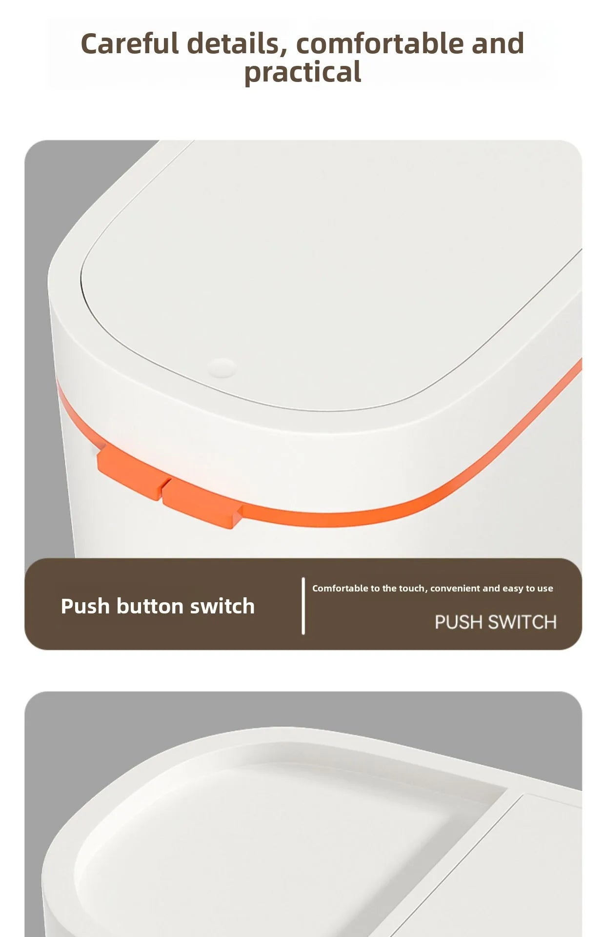 Trash can household large capacity bathroom kitchen new with lid