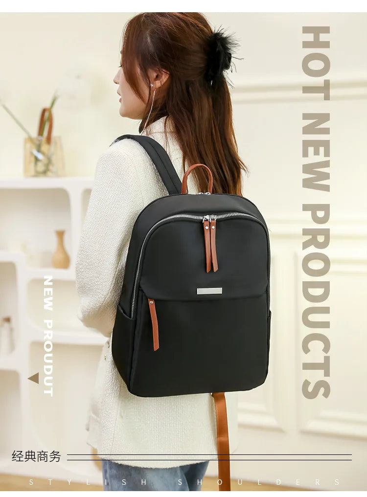 Men Backpacks Women Oxford Waterproof Rucksack Business Computer Bag Casual Travel Backpack Senior High School Student Schoolbag