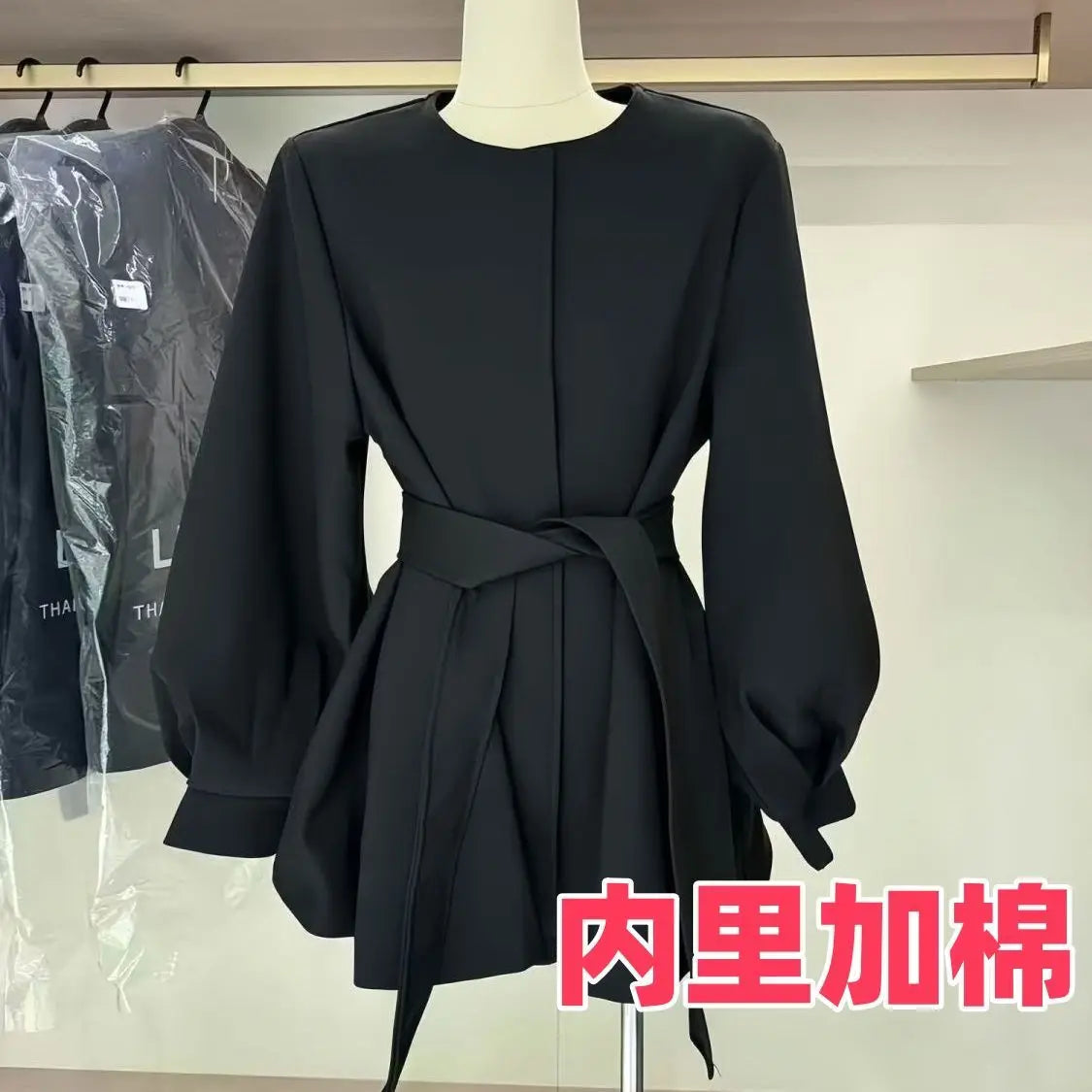 Suit Skirt 2025 Autumn New Style Design Lantern Sleeve Small Suit Jacket for Women