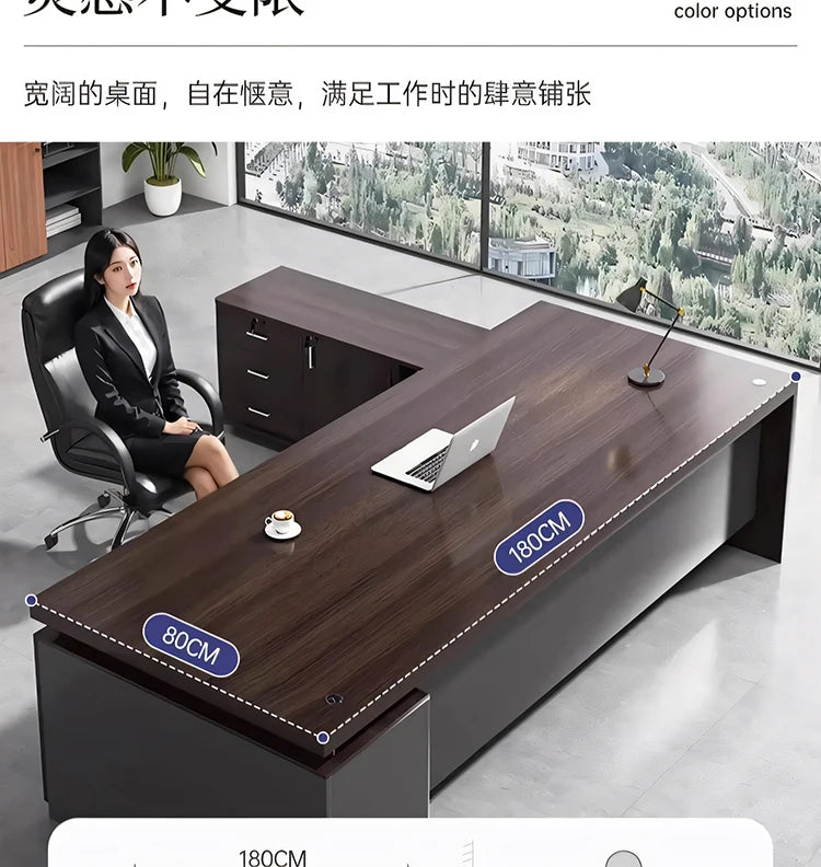 Cabinet Aesthetic Modern Desk Black Unique Gaming Computer Office Desk Design Writing Biurka Komputerowe Home Accessories