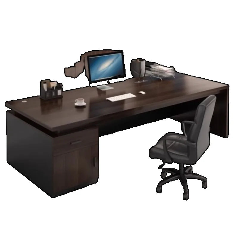 Cabinet Aesthetic Modern Desk Black Unique Gaming Computer Office Desk Design Writing Biurka Komputerowe Home Accessories