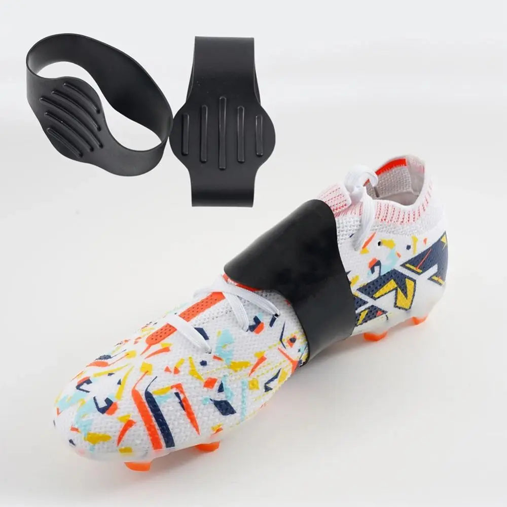 Silicone Soccer Lace Bands High Grip Design Football Training Cleat Lace Cover Elastic Anti-slip Shoelaces Covers