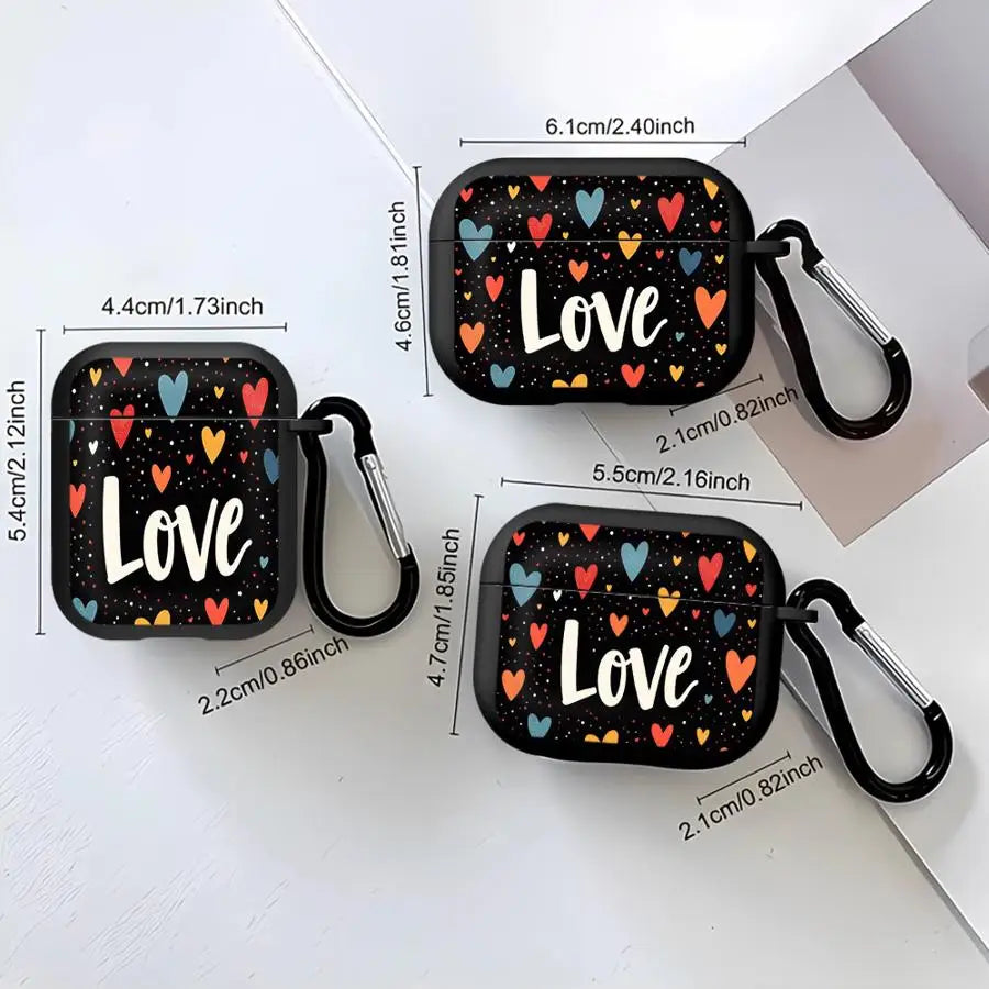 Earphone Cases Cover Case For Airpods 1 Pro3 2 3 Pro2 4 Pro Color Heart Love