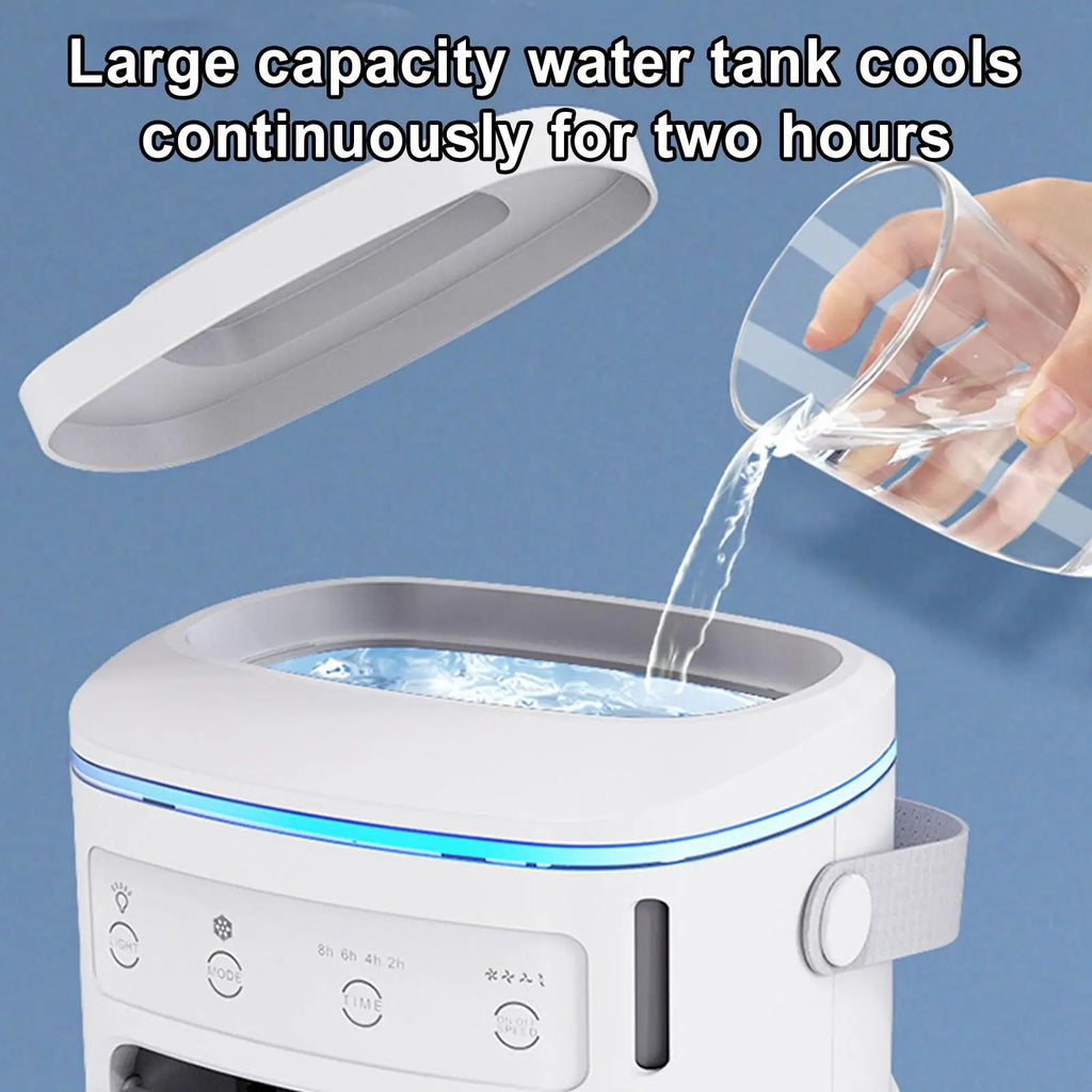 Cooler Fan For Room Cool Air Fan Personal AC Cooler Cool Gadgets Quiet With Timer Small Rechargeable Humidifier Evaporative
