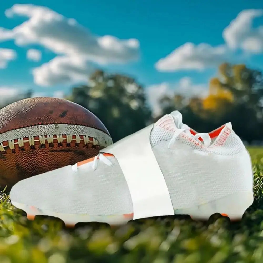 Silicone Soccer Lace Bands High Grip Design Football Training Cleat Lace Cover Elastic Anti-slip Shoelaces Covers