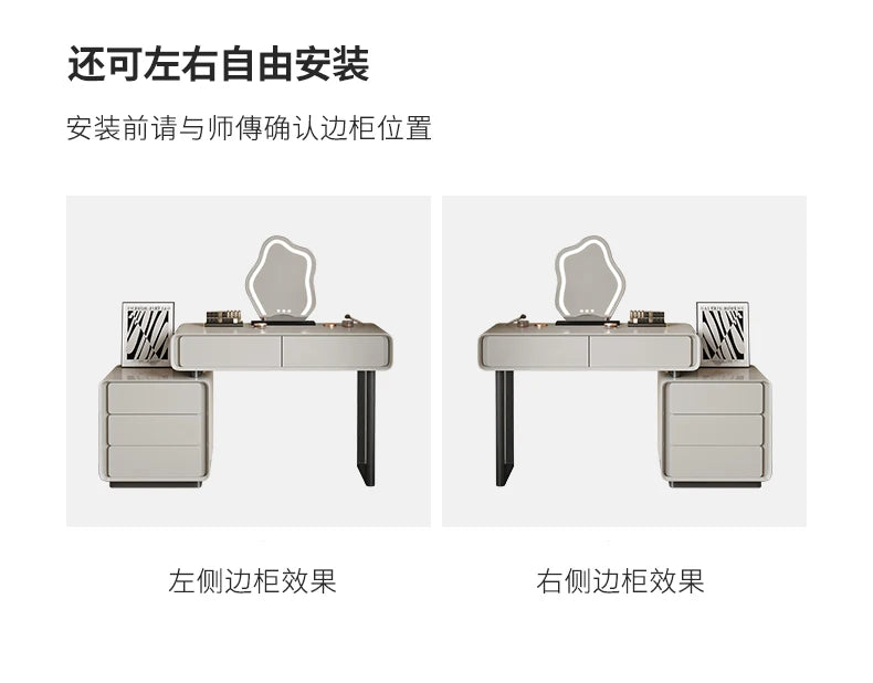 Modern Vanity Table Storage Dressing Mirror Vanity Table Drawer Makeup Tocador De Maquillaje Mueble Con Espejo Bedroom Furniture