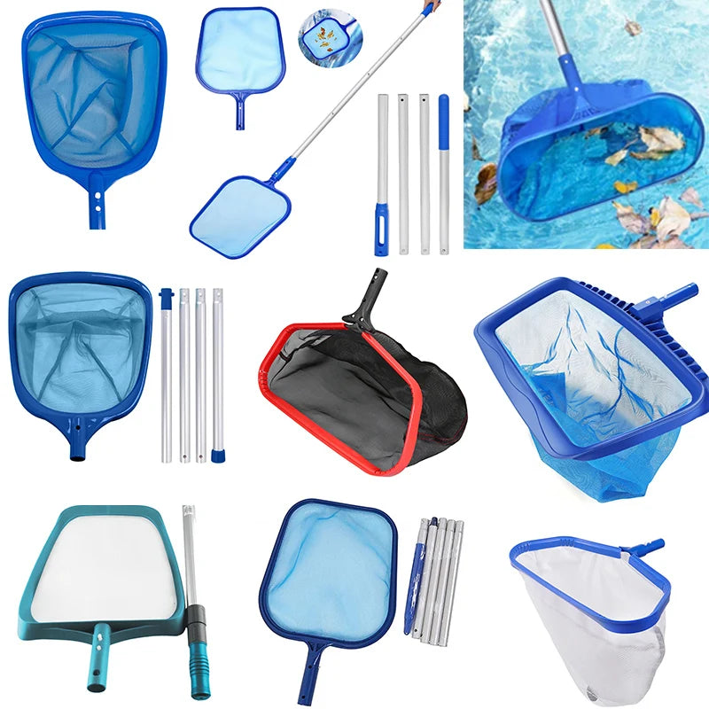 Pool Cleaning Net Skimmer Net Swimming Pool Cleaning Leaf Skimmer Mesh Frame Net Professional Cleaning Accessories for Pool