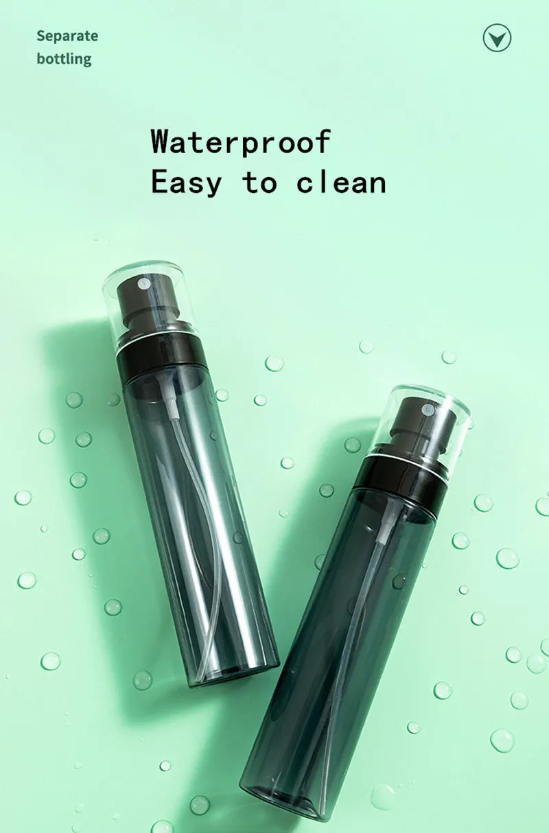 30/60/80/100/120ml Alcohol Sterilised Spray Bottle Cosmetics Toner Dispenser Bottle On-the-go Spray Empty Bottle Portable Travel