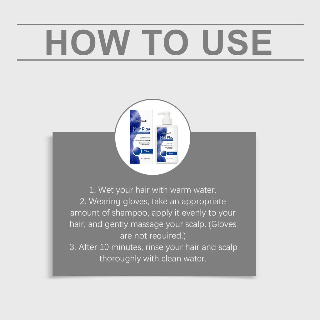 Hair Care Shampoo Series - Color Locking, Moisturizing, Smoothing, Lightweight & Even Coloring for Trendy Styles