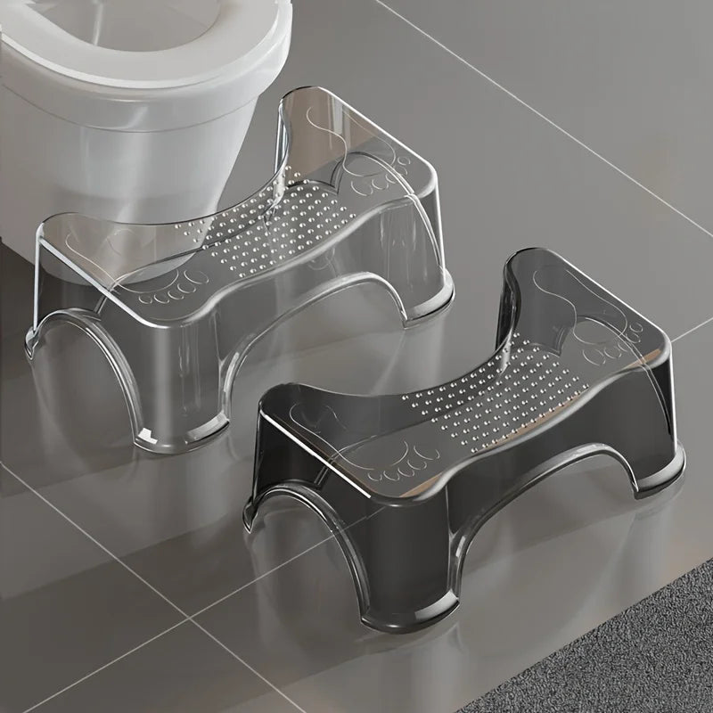 Modern Toilet Stool - Waterproof, Non-Slip Footrest for Adults & Elderly. Easy-Clean, No Electricity.