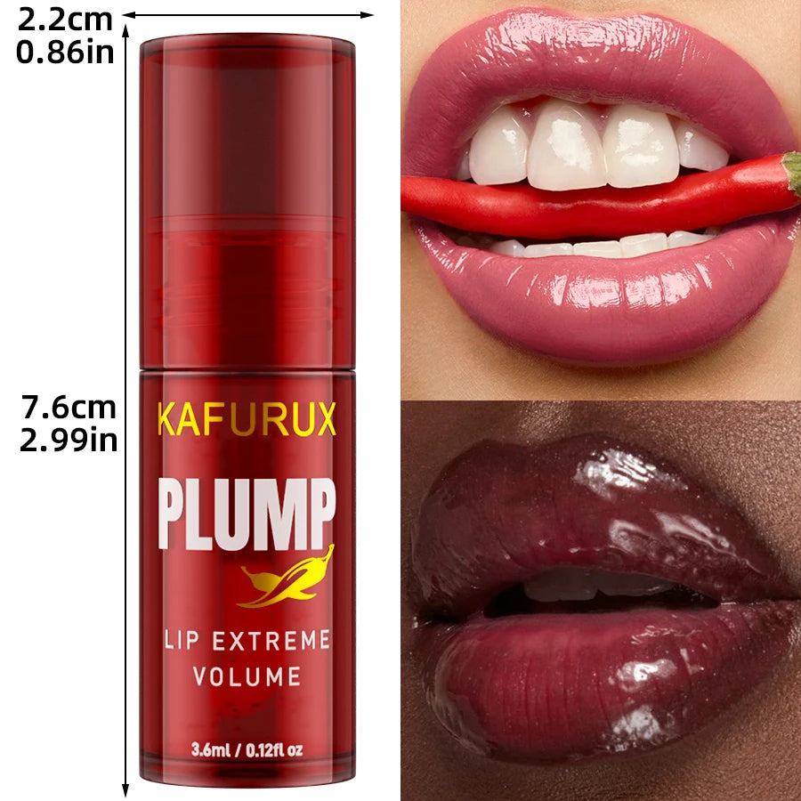 1PC Lip Plump Long Lasting Lip Oil Moisturizing Lip Gloss Serum Instant Volumising Essence Oil Repair Lip Fine Lines Increase El