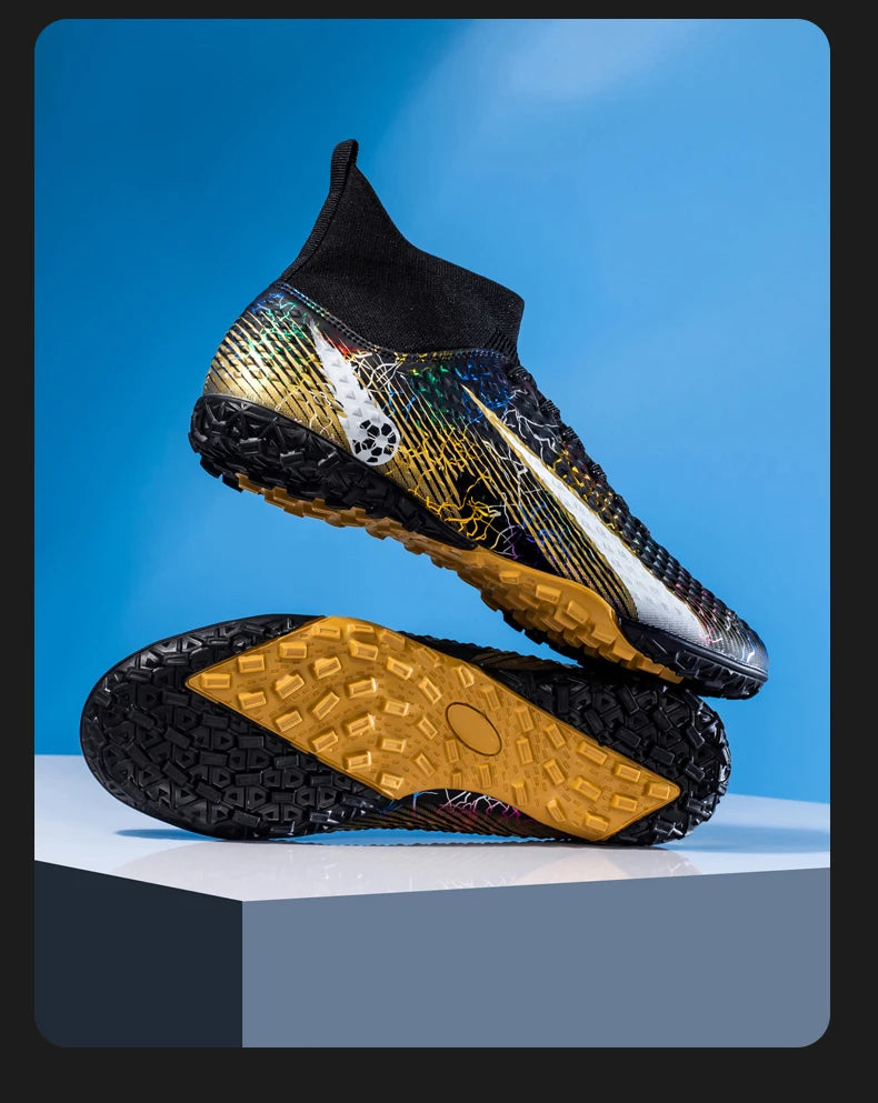 Men Soccer Shoes Kids Football Boots Women Professional Soccer Cleats Antiskid Chaussure TF/FG Outdoor Athletic Football Shoes